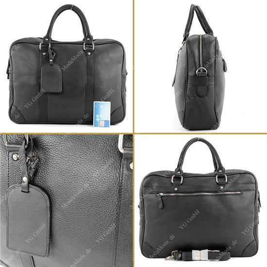 modamoda de - T72 -  ital Schulter-/Handtasche aus Leder