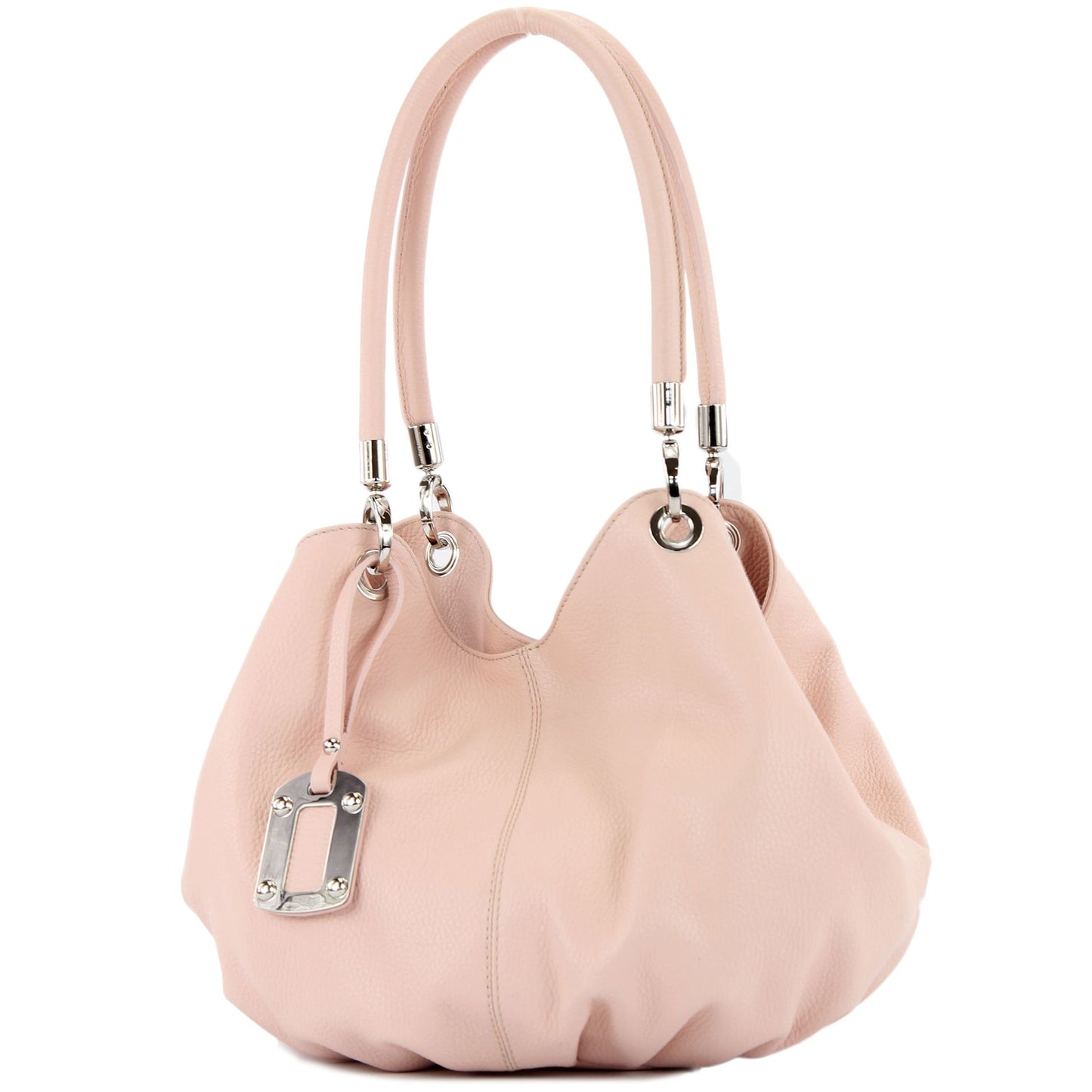 modamoda de 228 Damen Leder Schultertasche Hobo bag handmade in Italy