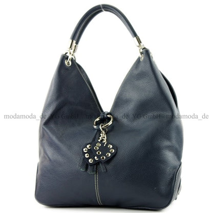 modamoda de 330 Damen Leder Nappaleder Wildleder Schultertasche Henkeltasche groß handmade in Italy