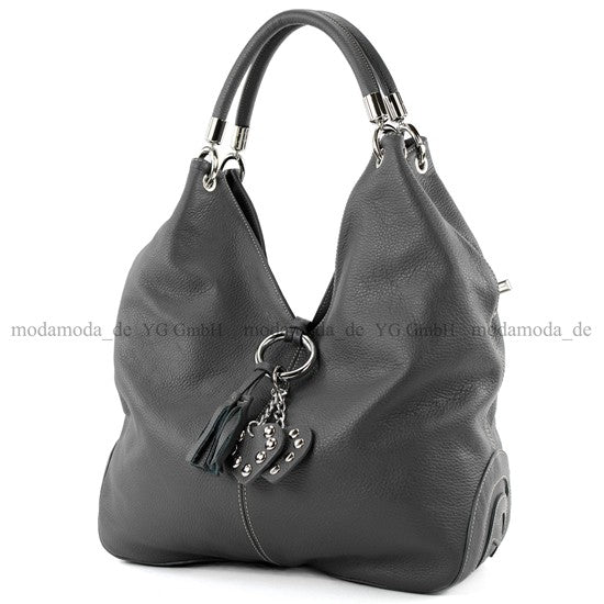 modamoda de 330 Damen Leder Nappaleder Wildleder Schultertasche Henkeltasche groß handmade in Italy