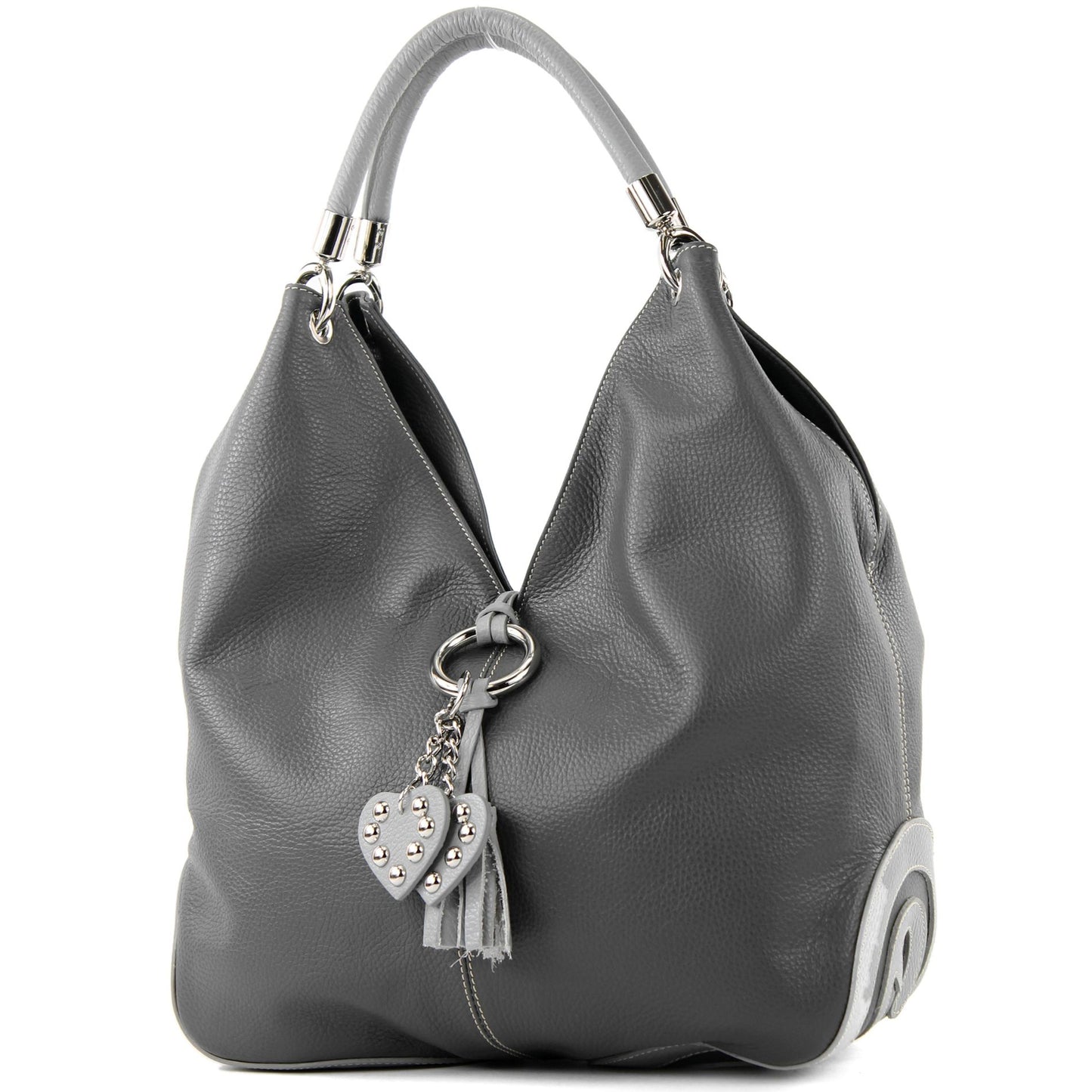 modamoda de 330 Damen Leder Nappaleder Wildleder Schultertasche Henkeltasche groß handmade in Italy