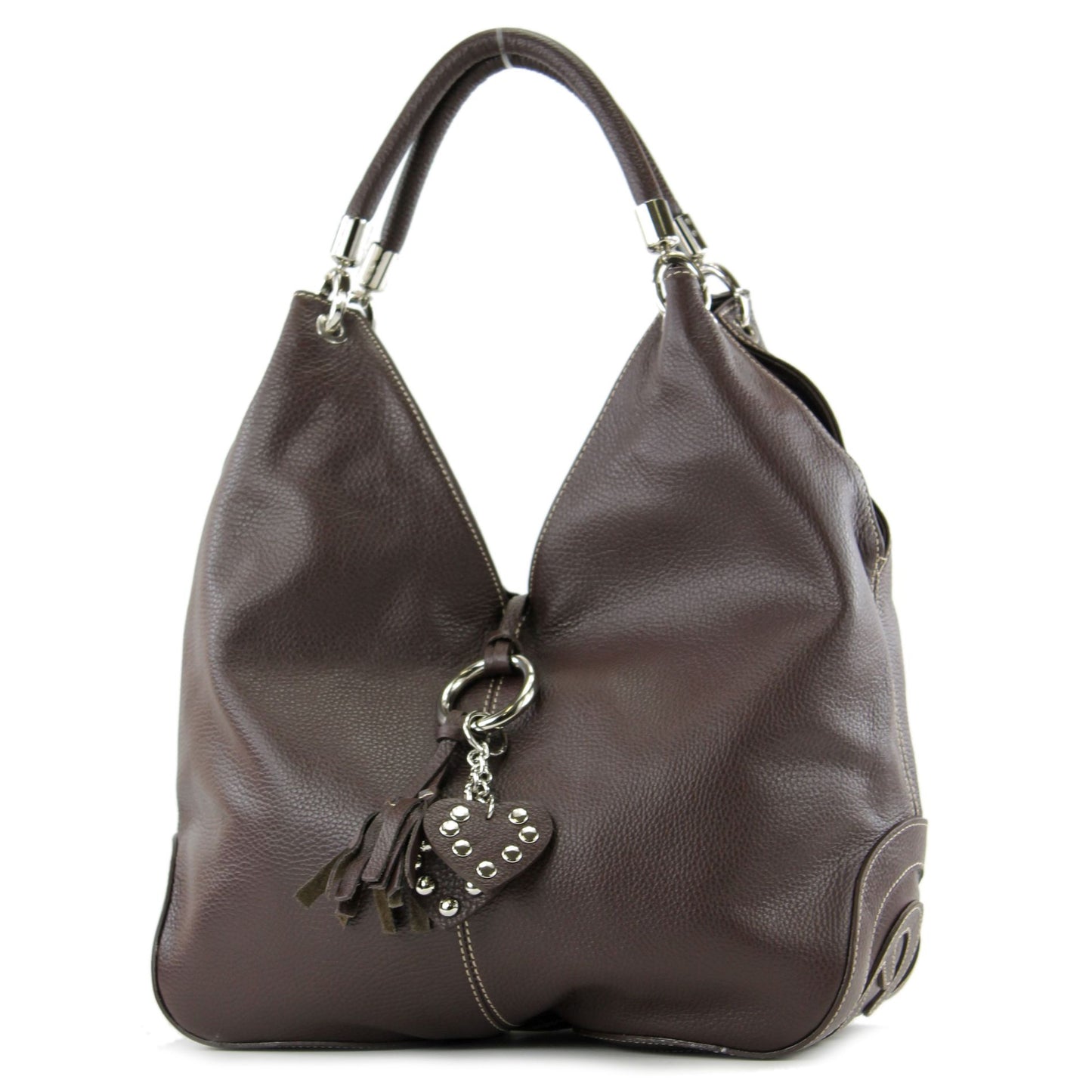 modamoda de 330 Damen Leder Nappaleder Wildleder Schultertasche Henkeltasche groß handmade in Italy