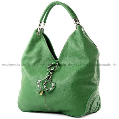 modamoda de 330 Damen Leder Nappaleder Wildleder Schultertasche Henkeltasche groß handmade in Italy