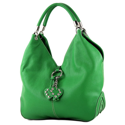 modamoda de 330 Damen Leder Nappaleder Wildleder Schultertasche Henkeltasche groß handmade in Italy