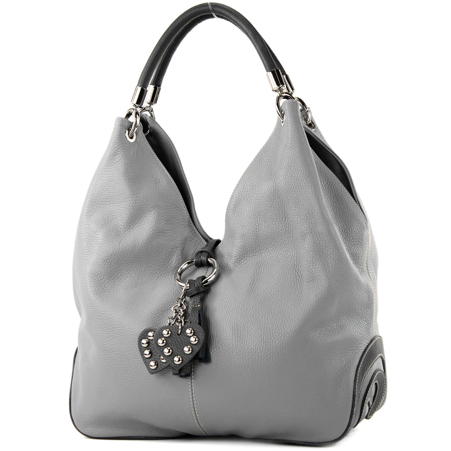 modamoda de 330 Damen Leder Nappaleder Wildleder Schultertasche Henkeltasche groß handmade in Italy