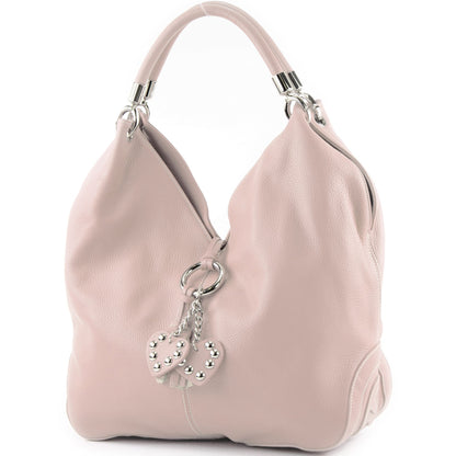 modamoda de 330 Damen Leder Nappaleder Wildleder Schultertasche Henkeltasche groß handmade in Italy