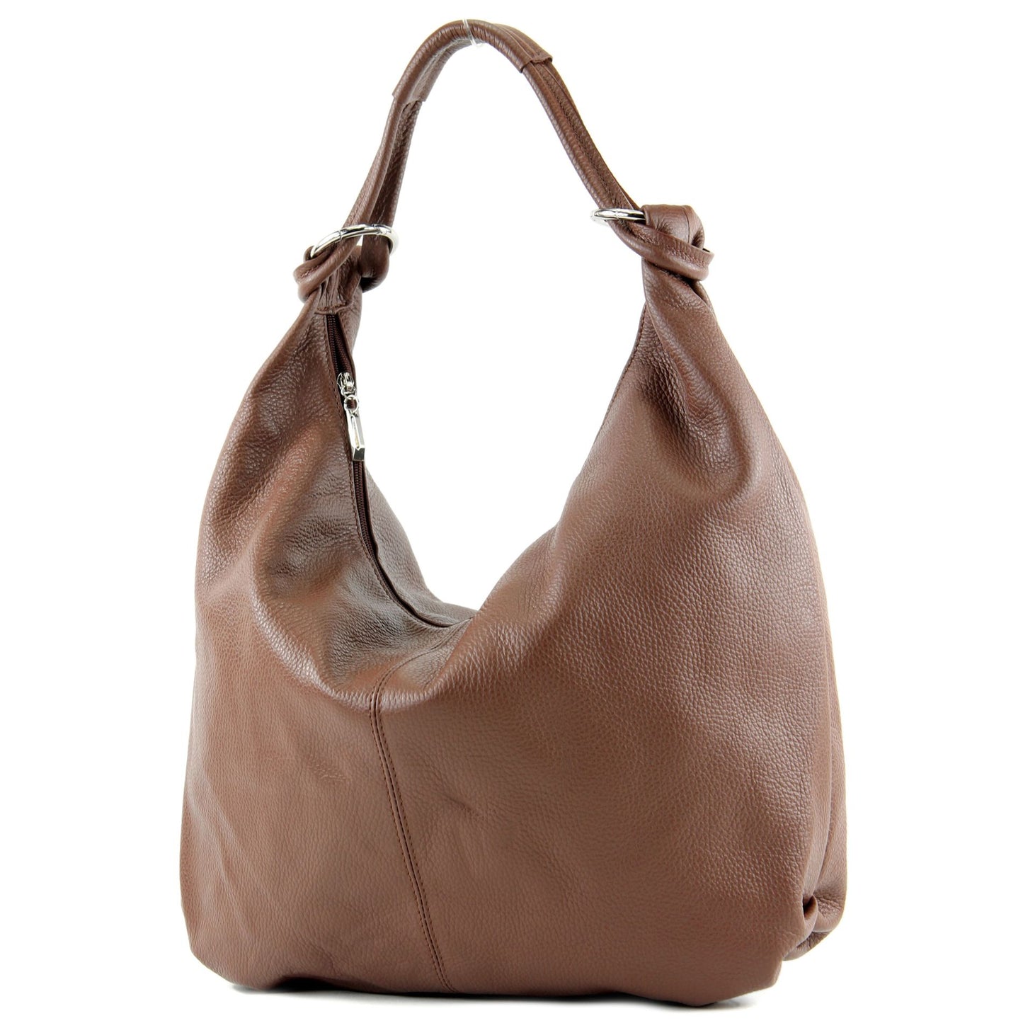 modamoda de 337 Damen Leder Schultertasche Shopper Large handmade in Italy