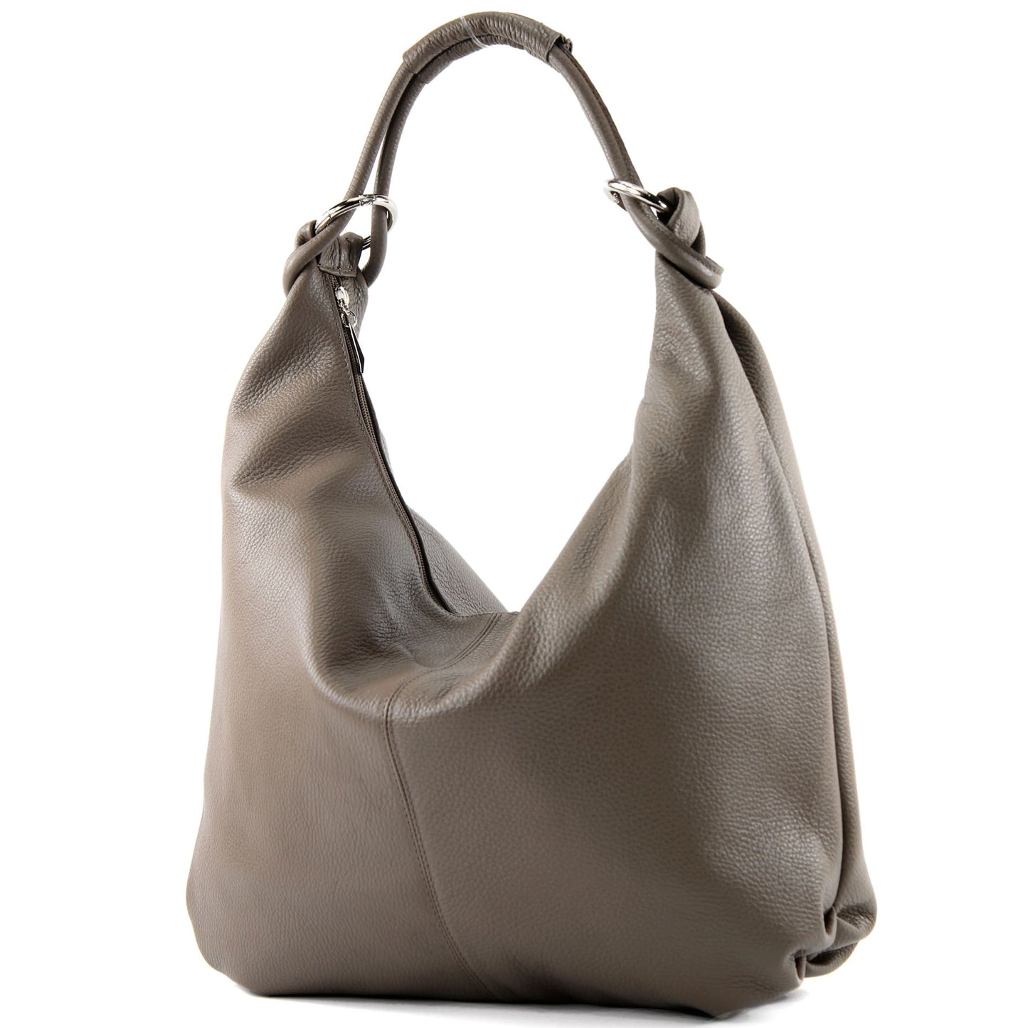 modamoda de 337 Damen Leder Schultertasche Shopper Large handmade in Italy