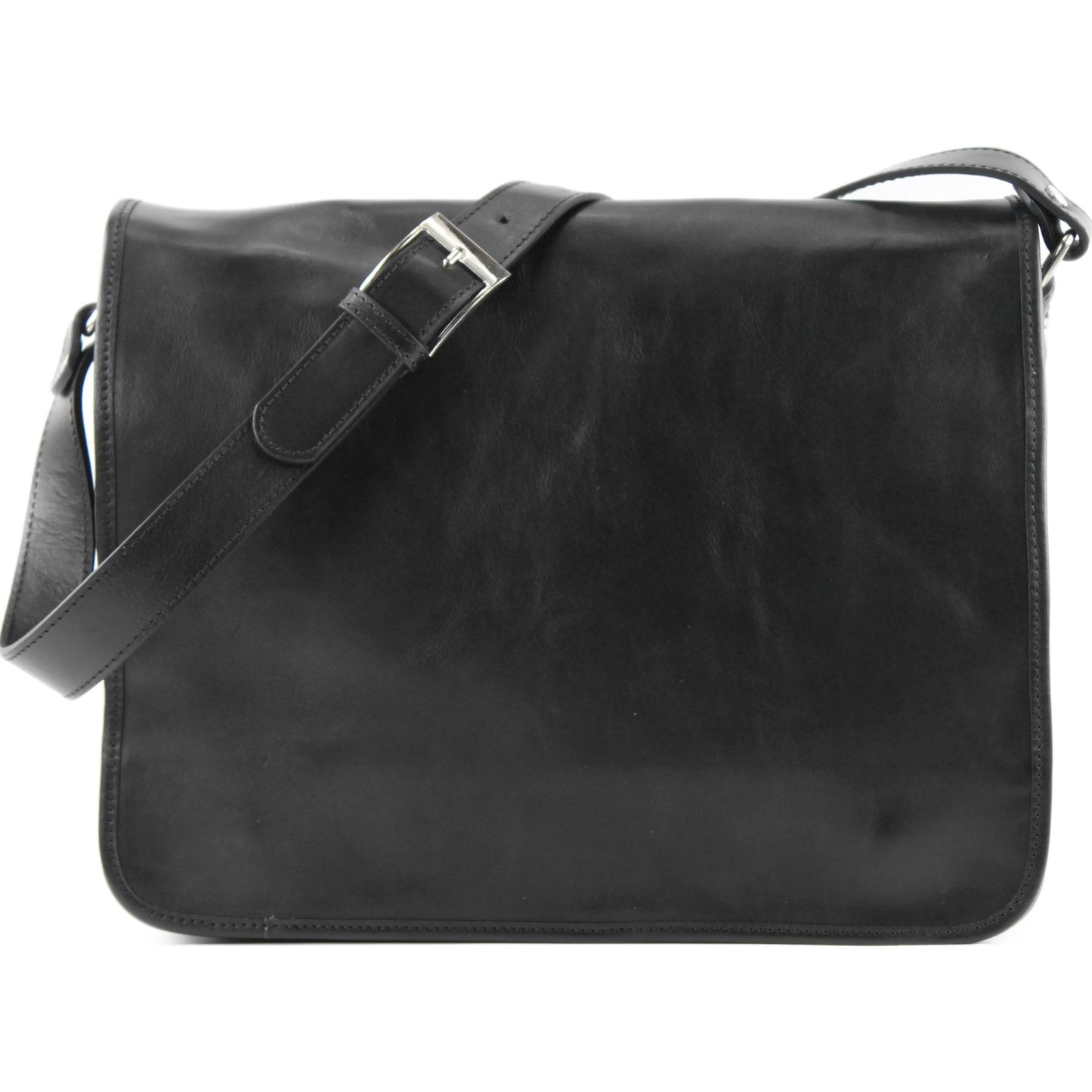 modamoda de A001 3 Größen Herren Unisex Leder Umhängetasche Messenger Bag handmade in Italy