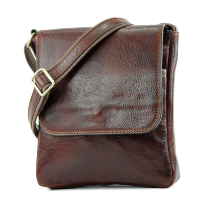 modamoda de A001 3 Größen Herren Unisex Leder Umhängetasche Messenger Bag handmade in Italy