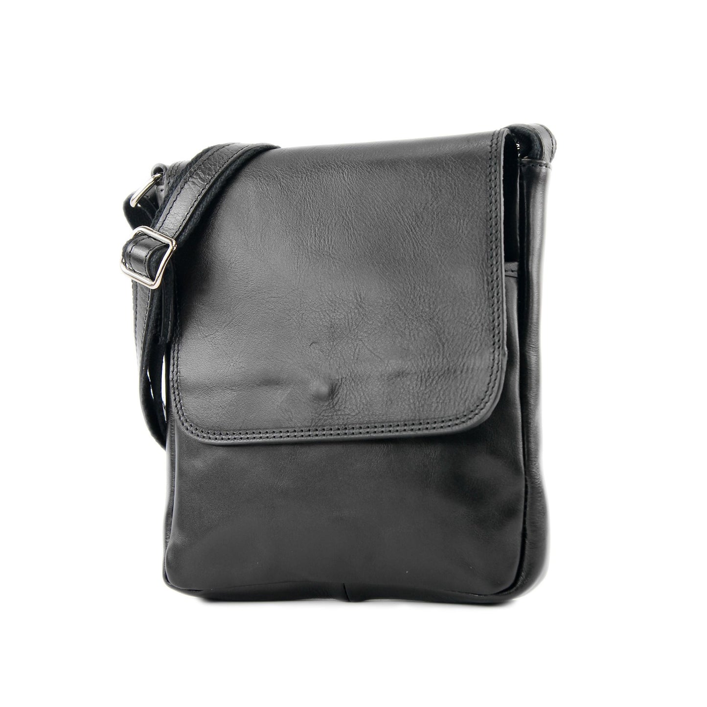 modamoda de A001 3 Größen Herren Unisex Leder Umhängetasche Messenger Bag handmade in Italy
