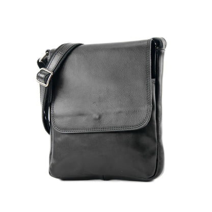 modamoda de A001 3 Größen Herren Unisex Leder Umhängetasche Messenger Bag handmade in Italy