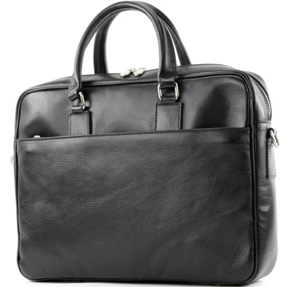 modamoda de A004 Herren Unisex Leder Reisetasche Laptop Aktentasche DIN A4  handmade in Italy