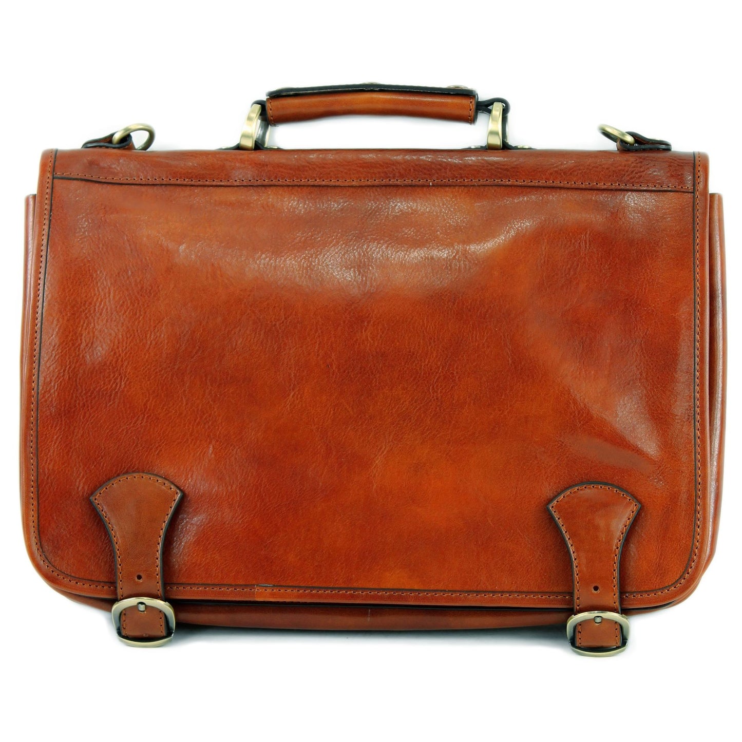 modamoda de - A006 - ital. Business Laptop Akten Tasche Leder