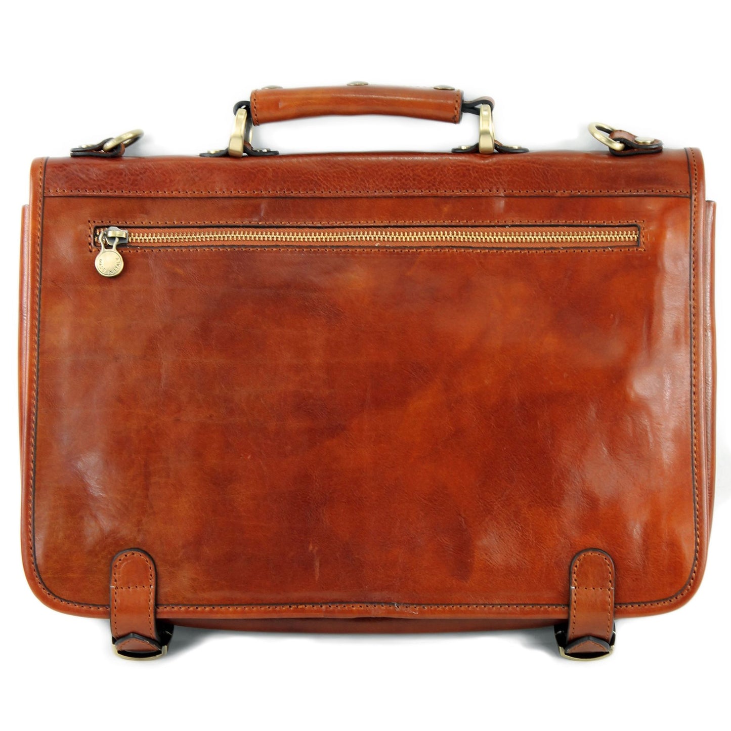 modamoda de - A006 - ital. Business Laptop Akten Tasche Leder