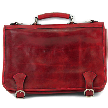 modamoda de - A006 - ital. Business Laptop Akten Tasche Leder