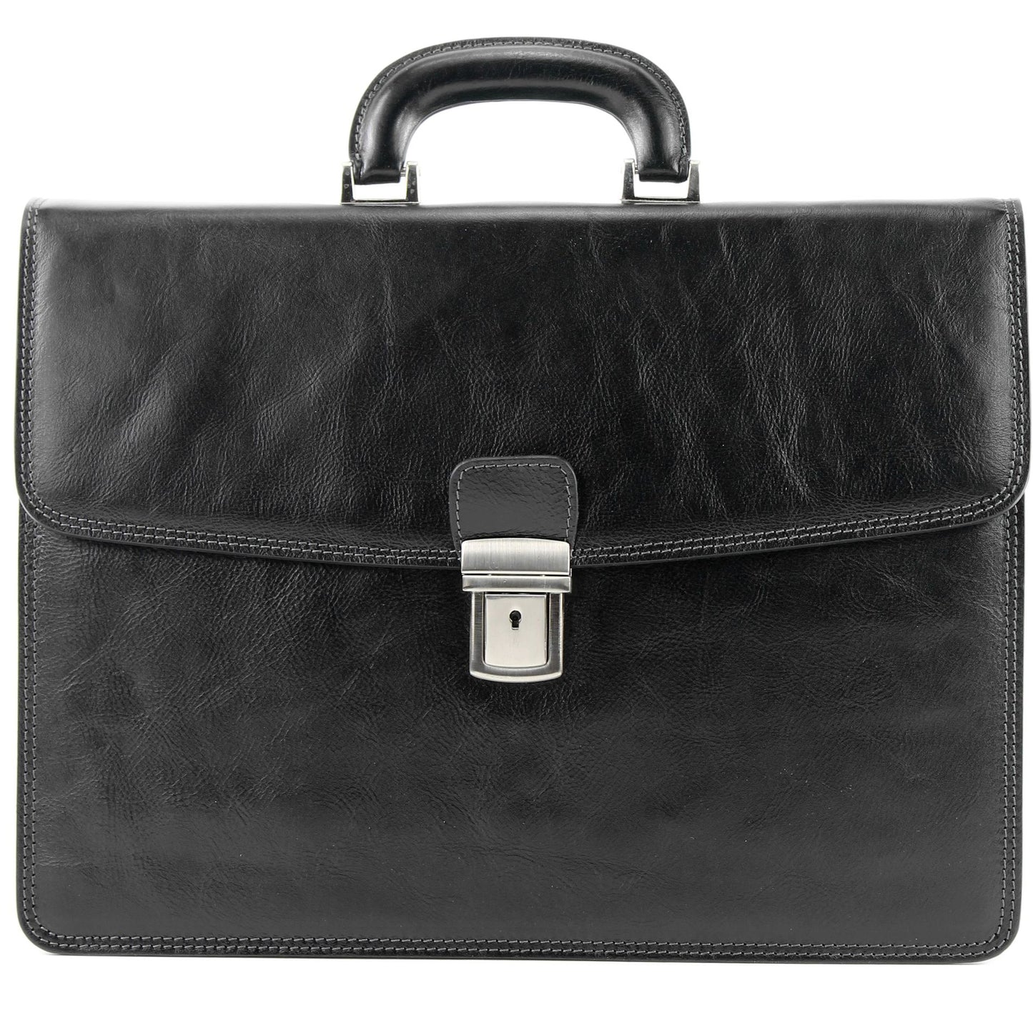 modamoda de - A007 - ital. Business Laptop Akten Tasche Leder