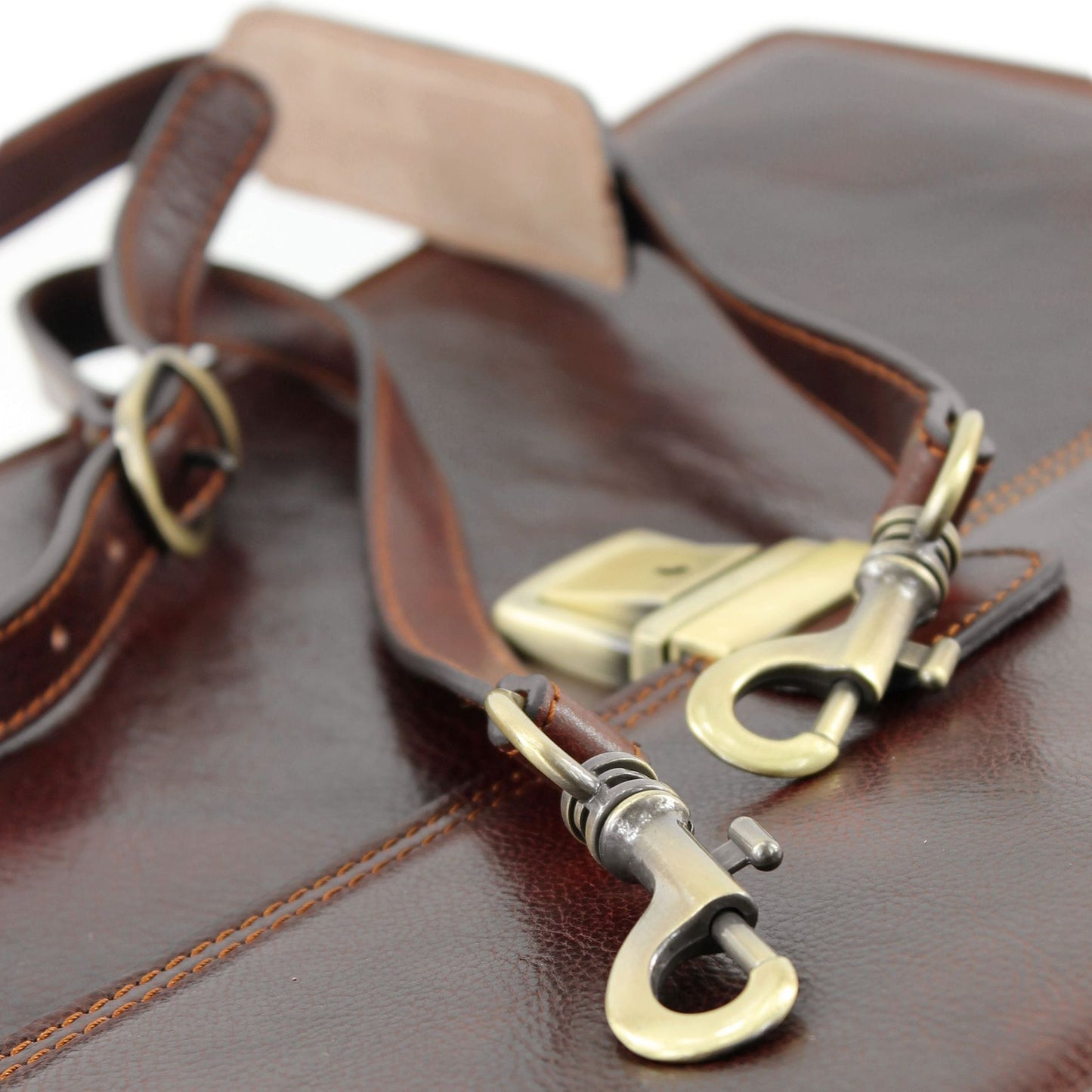 modamoda de - A008 - ital. Leder Business Aktentasche 2 Größen