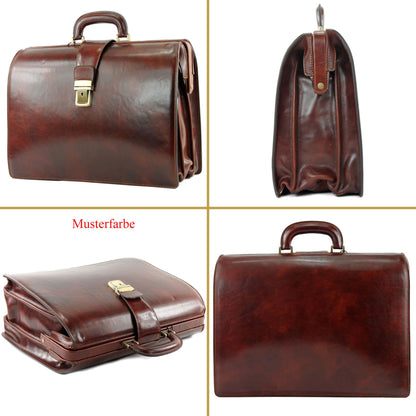 modamoda de - A011 - ital. Business Bügelaktentasche Leder