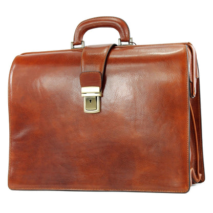 modamoda de - A011 - ital. Business Bügelaktentasche Leder