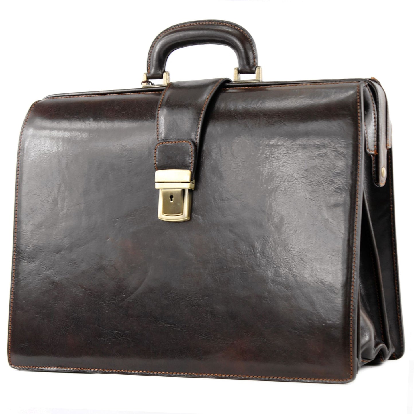 modamoda de - A011 - ital. Business Bügelaktentasche Leder