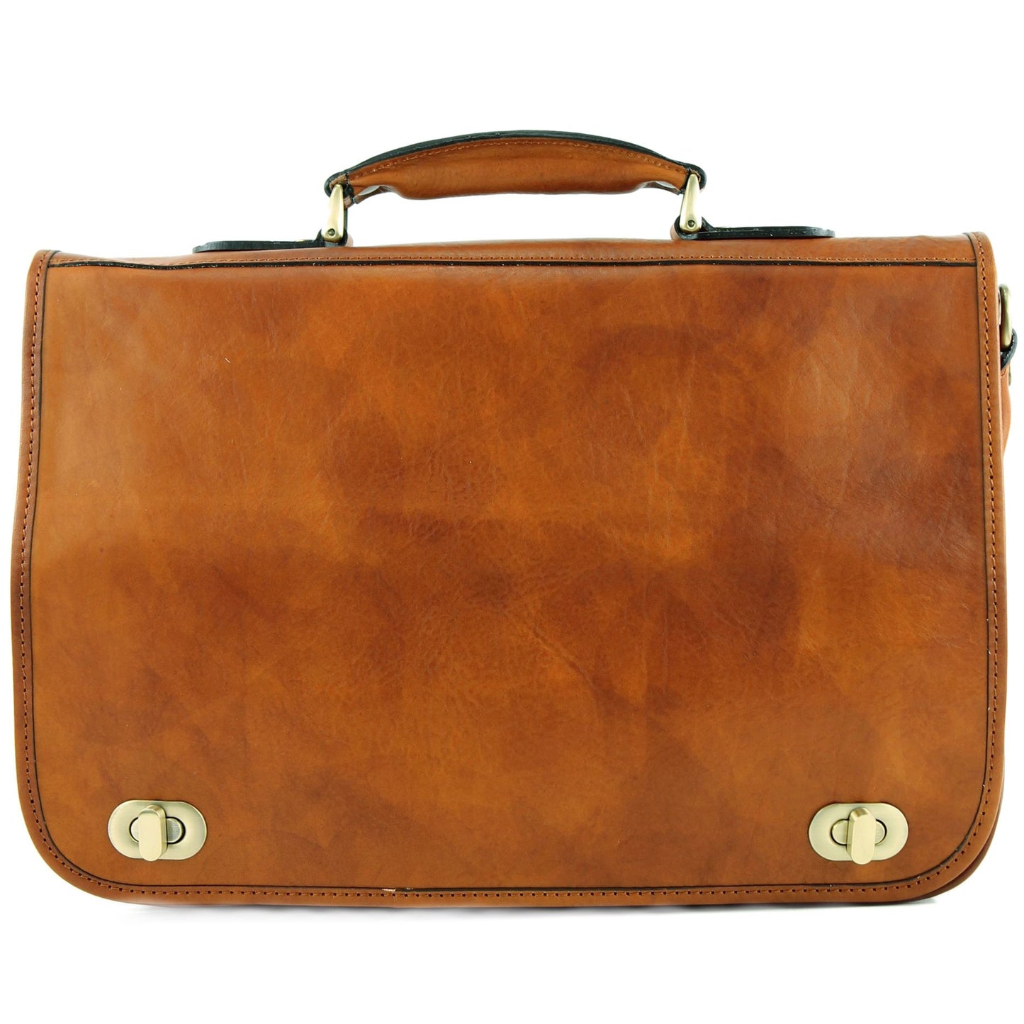 modamoda de - A014 - ital. Business Laptop Akten Tasche Leder