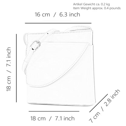 modamoda de -  D17- ital Kleine Umhängetasche aus Leder