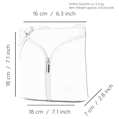 modamoda de -  D19 - ital Kleine Umhängetasche aus Leder
