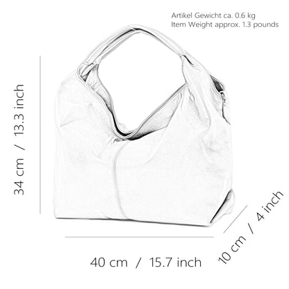 modamoda de -  DS26 - ital Damenhandtasche aus Nappaleder