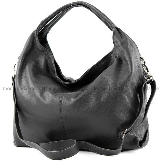 modamoda de -  DS26 - ital Damenhandtasche aus Nappaleder