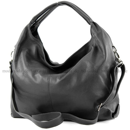 modamoda de -  DS26 - ital Damenhandtasche aus Nappaleder