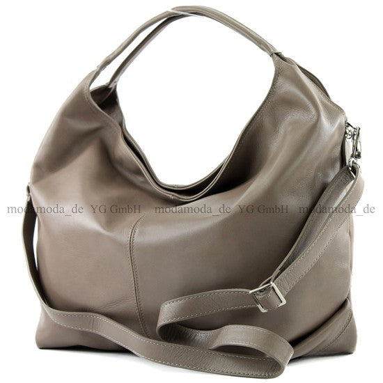 modamoda de -  DS26 - ital Damenhandtasche aus Nappaleder