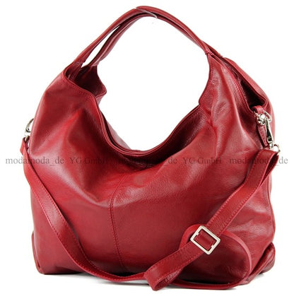 modamoda de -  DS26 - ital Damenhandtasche aus Nappaleder