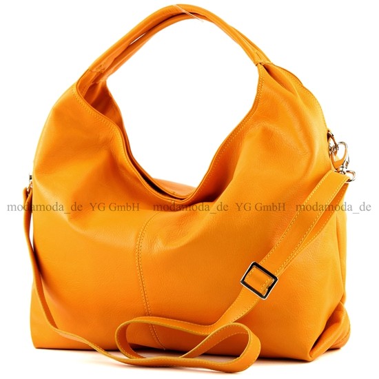 modamoda de -  DS26 - ital Damenhandtasche aus Nappaleder