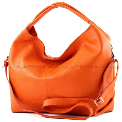modamoda de -  DS26 - ital Damenhandtasche aus Nappaleder
