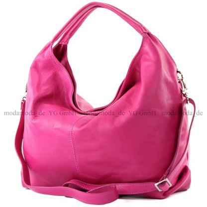 modamoda de -  DS26 - ital Damenhandtasche aus Nappaleder