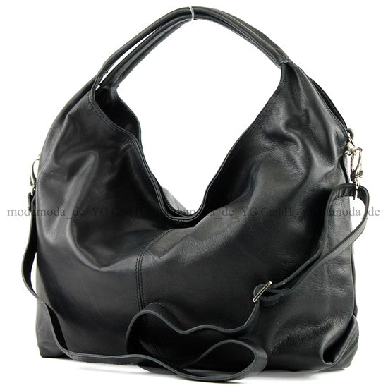 modamoda de -  DS26 - ital Damenhandtasche aus Nappaleder
