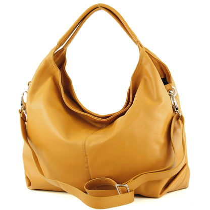 modamoda de -  DS26 - ital Damenhandtasche aus Nappaleder