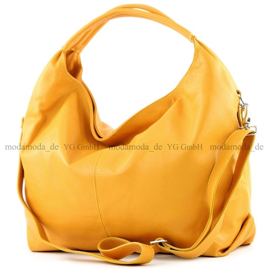 modamoda de -  DS26 - ital Damenhandtasche aus Nappaleder