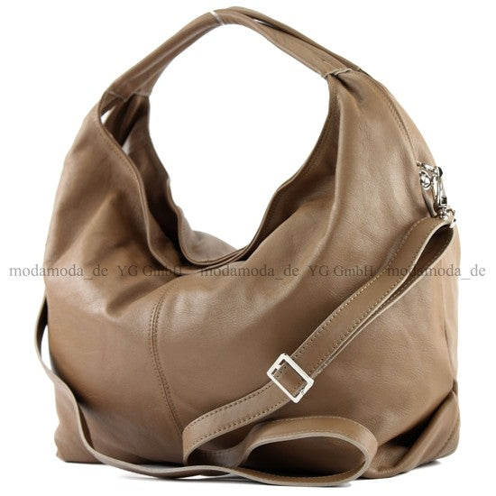 modamoda de -  DS26 - ital Damenhandtasche aus Nappaleder
