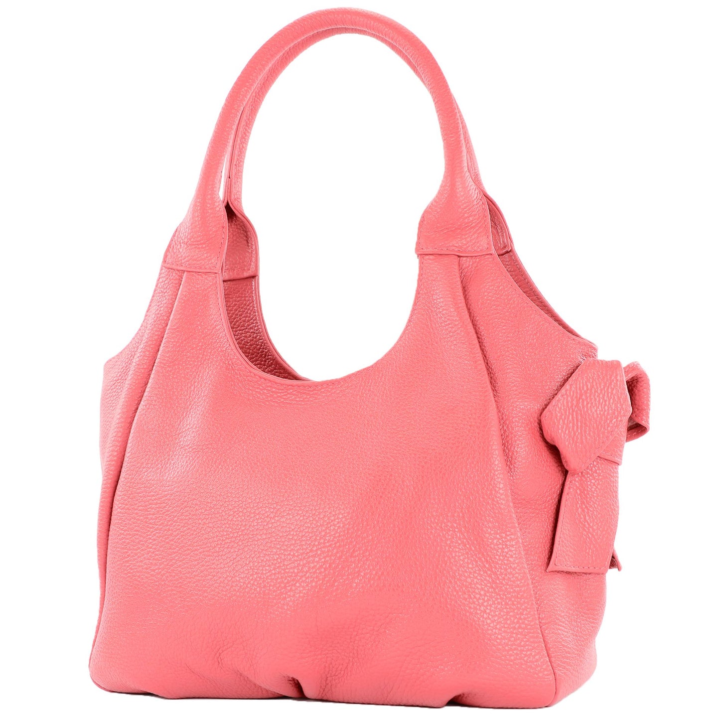 modamoda de - IT28 - ital Damen Schultertasche aus Leder
