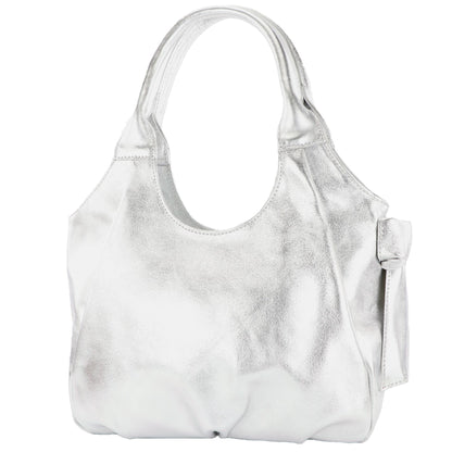 modamoda de - IT28 - ital Damen Schultertasche aus Leder