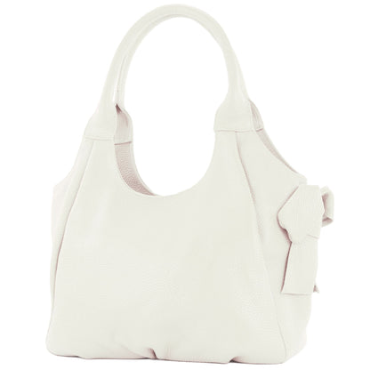 modamoda de - IT28 - ital Damen Schultertasche aus Leder