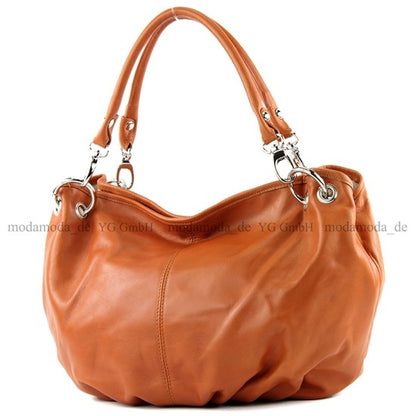 modamoda de IT40 Damen Leder / Nappaleder Schultertasche Hobo Bag handmade in Italy