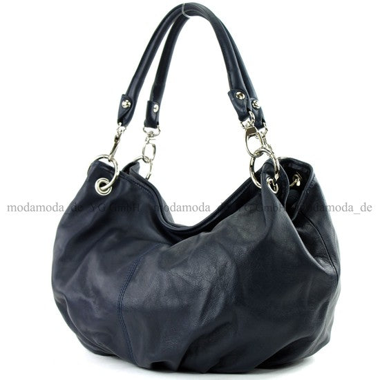 modamoda de IT40 Damen Leder / Nappaleder Schultertasche Hobo Bag handmade in Italy