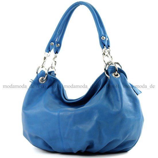 modamoda de IT40 Damen Leder / Nappaleder Schultertasche Hobo Bag handmade in Italy