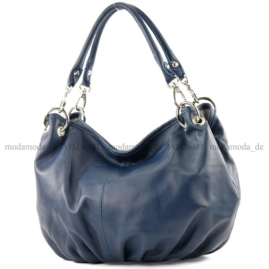 modamoda de IT40 Damen Leder / Nappaleder Schultertasche Hobo Bag handmade in Italy