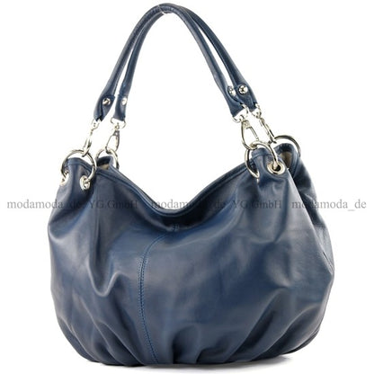 modamoda de IT40 Damen Leder / Nappaleder Schultertasche Hobo Bag handmade in Italy