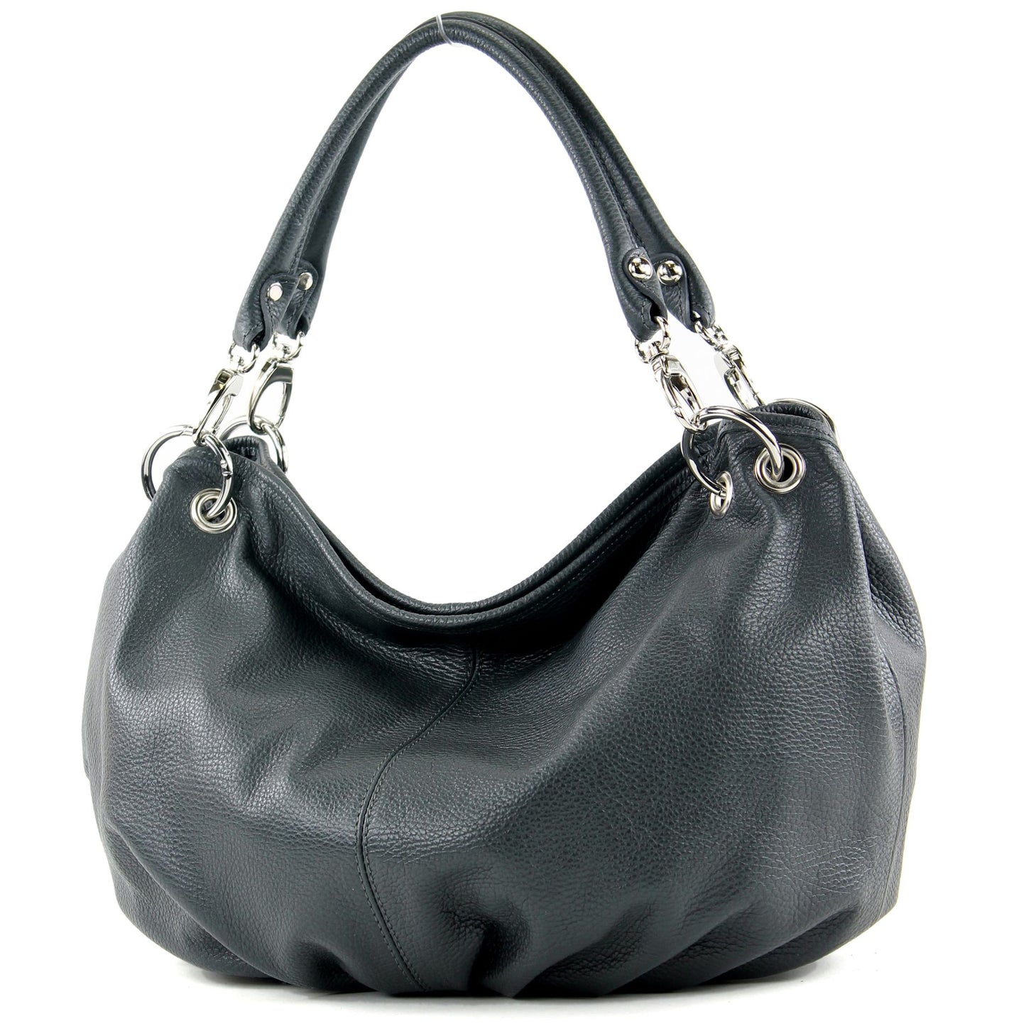 modamoda de IT40 Damen Leder / Nappaleder Schultertasche Hobo Bag handmade in Italy