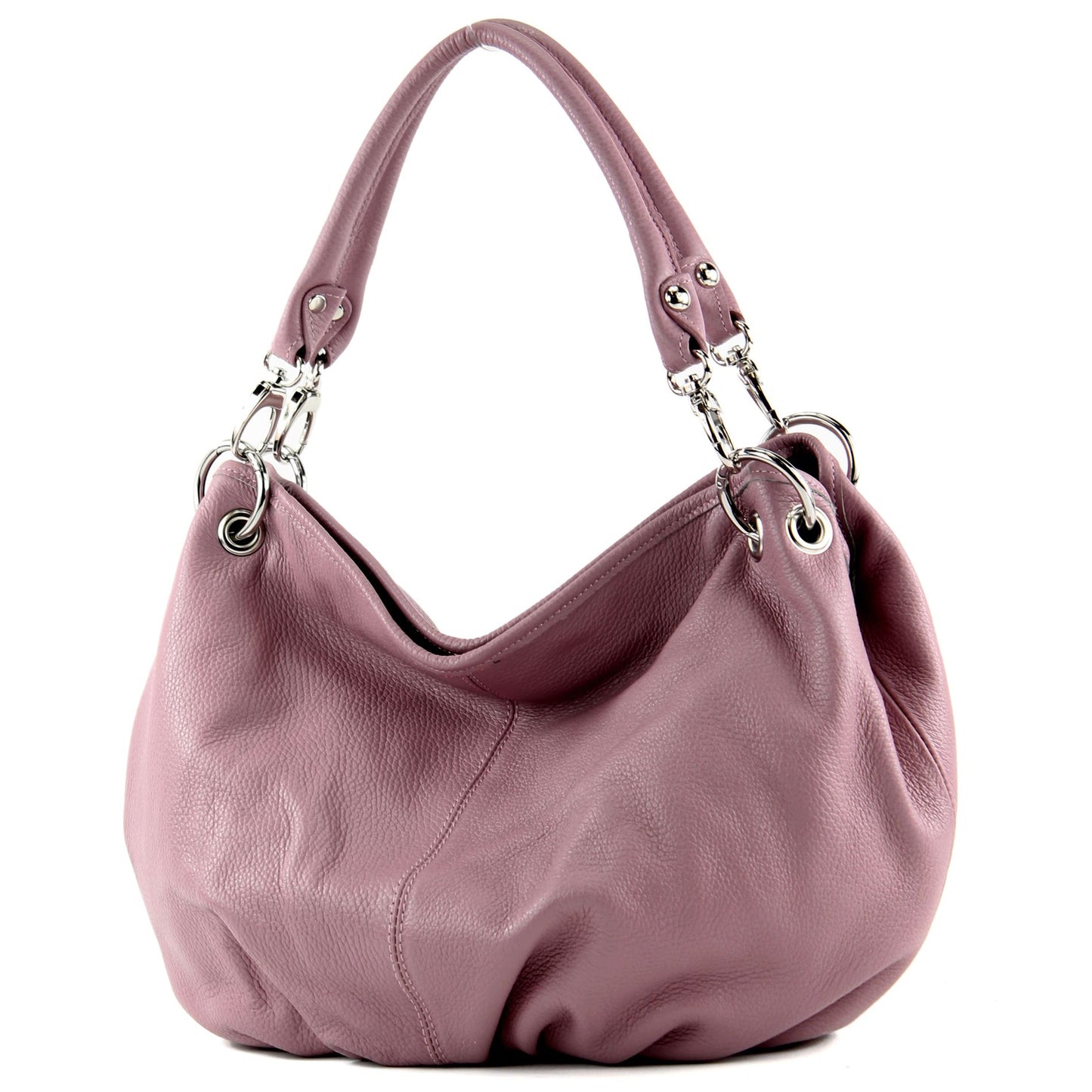 modamoda de IT40 Damen Leder / Nappaleder Schultertasche Hobo Bag handmade in Italy